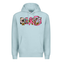 Blue Mist brave cancer awareness ribbon Premium Hoodie - JahusDesignShop