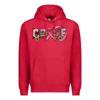 Cardinal brave cancer awareness ribbon Premium Hoodie - JahusDesignShop