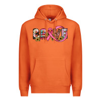 Carrot brave cancer awareness ribbon Premium Hoodie - JahusDesignShop