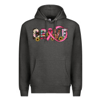 Charcoal Heather brave cancer awareness ribbon Premium Hoodie - JahusDesignShop