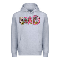 Heather Grey brave cancer awareness ribbon Premium Hoodie - JahusDesignShop