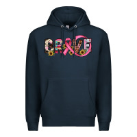 Navy brave cancer awareness ribbon Premium Hoodie - JahusDesignShop