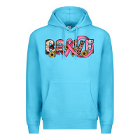 Ocean Blue brave cancer awareness ribbon Premium Hoodie - JahusDesignShop