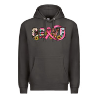 Smoke brave cancer awareness ribbon Premium Hoodie - JahusDesignShop