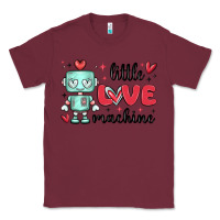 Burgundy little love machine Classic Tee - MaliasSmallBusiness