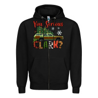 Black you serious clark christmas vacation car Zipper Hoodie - Jasminsmagicworld