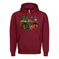 Burgundy you serious clark christmas vacation car Zipper Hoodie - Jasminsmagicworld