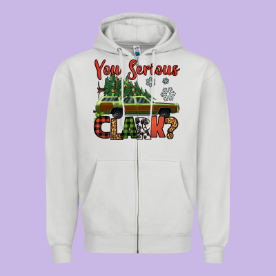 You Serious Clark Christmas Vacation Car Zipper Hoodie Designed By Jasminsmagicworld