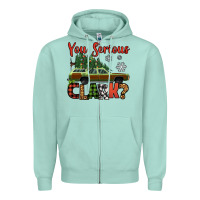 Seafoam you serious clark christmas vacation car Zipper Hoodie - Jasminsmagicworld