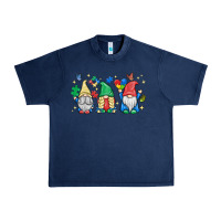 Navy autism gnome Urban Heavy Tee - MaliasSmallBusiness
