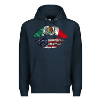 Navy mexico usa lips Premium Hoodie - TumblerDesignByShophia