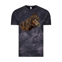 Cloud Black missouri horse Vintage Tee - LillyAllenDesigns