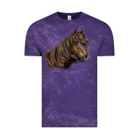 Cloud Purple missouri horse Vintage Tee - LillyAllenDesigns