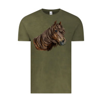 Vintage Olive missouri horse Vintage Tee - LillyAllenDesigns