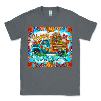 Charcoal Heather happy thanksgiving Classic Tee - CowhideDigitalArt