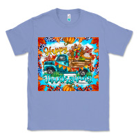 Colony Blue happy thanksgiving Classic Tee - CowhideDigitalArt