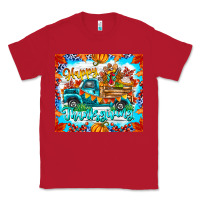 Red happy thanksgiving Classic Tee - CowhideDigitalArt