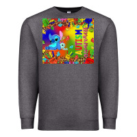 Charcoal Heather Autism awareness with stitch tumbler Premium Sweatshirt - TumblerDesignByShophia