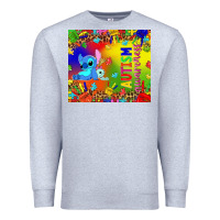 Heather Grey Autism awareness with stitch tumbler Premium Sweatshirt - TumblerDesignByShophia