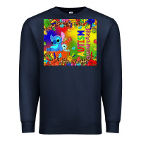 Navy Autism awareness with stitch tumbler Premium Sweatshirt - TumblerDesignByShophia