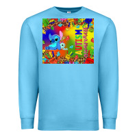 Ocean Blue Autism awareness with stitch tumbler Premium Sweatshirt - TumblerDesignByShophia