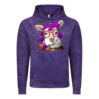 Cloud Purple Cute baby lamb halloween Vintage Hoodie - Jasminsmagicworld