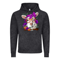 Vintage Black Cute baby lamb halloween Vintage Hoodie - Jasminsmagicworld