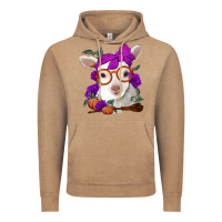 Vintage Coffee Cute baby lamb halloween Vintage Hoodie - Jasminsmagicworld