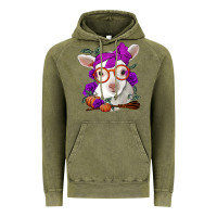 Vintage Olive Cute baby lamb halloween Vintage Hoodie - Jasminsmagicworld