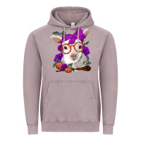 Vintage Zinc Cute baby lamb halloween Vintage Hoodie - Jasminsmagicworld