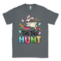 Charcoal Heather on the hunt easter Classic Tee - MaliasSmallBusiness