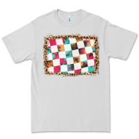 Dove Grey race background with leopard frame Premium Tee - HRA Design Shop