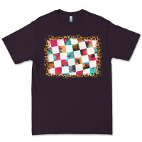 Plum race background with leopard frame Premium Tee - HRA Design Shop