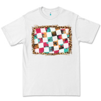 White race background with leopard frame Premium Tee - HRA Design Shop