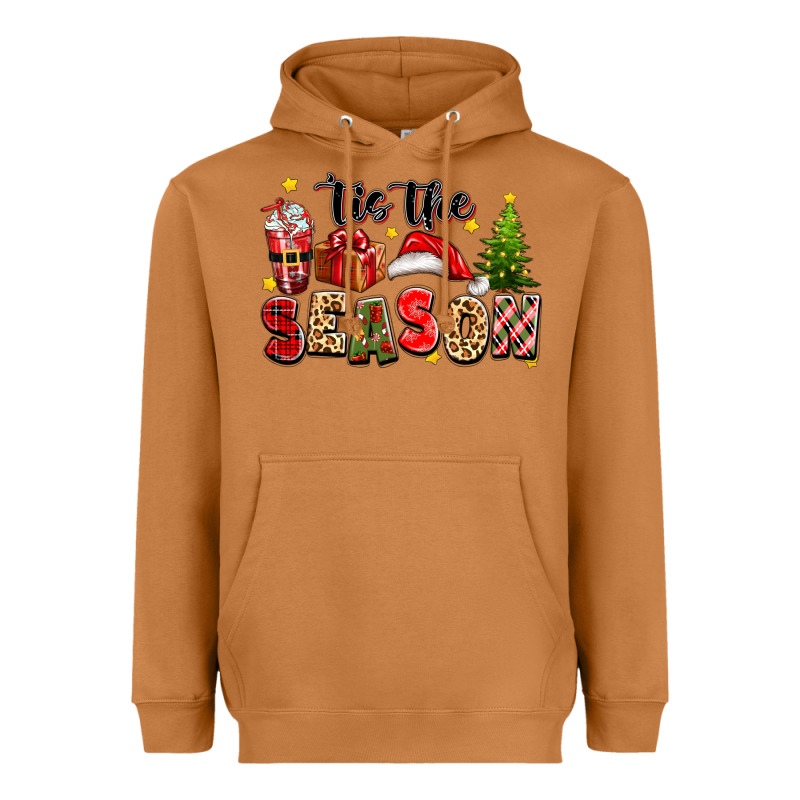 Tis The Season Christmas Heavyweight Hoodie by texasbilliewilder | Teevron
