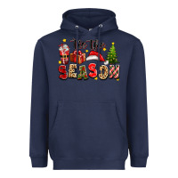 Navy tis the season christmas Heavyweight Hoodie - texasbilliewilder