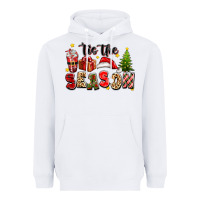 White tis the season christmas Heavyweight Hoodie - texasbilliewilder