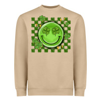Checkered St. Patrick's Day Heavyweight Sweatshirt | Teevron