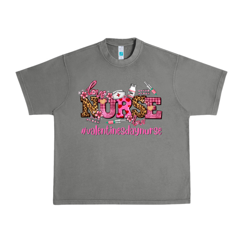 Nurse With Valentines Day Element Urban Heavy Tee by AdoDesignShop | Teevron