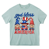 Arona god bless america gnome Heavy Core Tee - HRA Design Shop