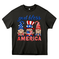 God Bless America Gnome Heavy Core Tee | Teevron
