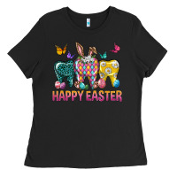 Black happy easter dental Ladies Tee - Neo Western