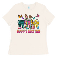 Bone happy easter dental Ladies Tee - Neo Western