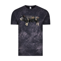 Cloud Black berkshire pig Vintage Tee - LillyAllenDesigns
