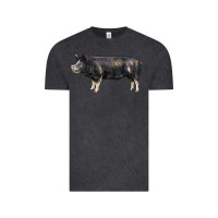 Vintage Black berkshire pig Vintage Tee - LillyAllenDesigns
