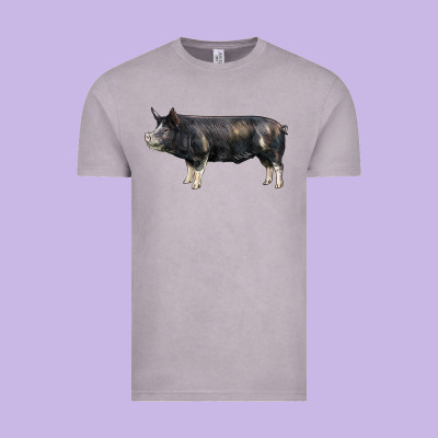 Berkshire Pig Vintage Tee Designed By Lillyallendesigns