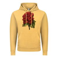Vintage Mustard Oklahoma Rose Illustrations Vintage Hoodie - LillyAllenDesigns