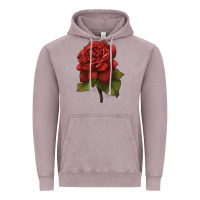 Vintage Zinc Oklahoma Rose Illustrations Vintage Hoodie - LillyAllenDesigns
