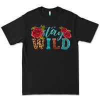 Black stay wild Premium Tee - HRA Design Shop