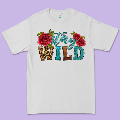 Stay Wild Premium Tee Designed By Hra Design Shop